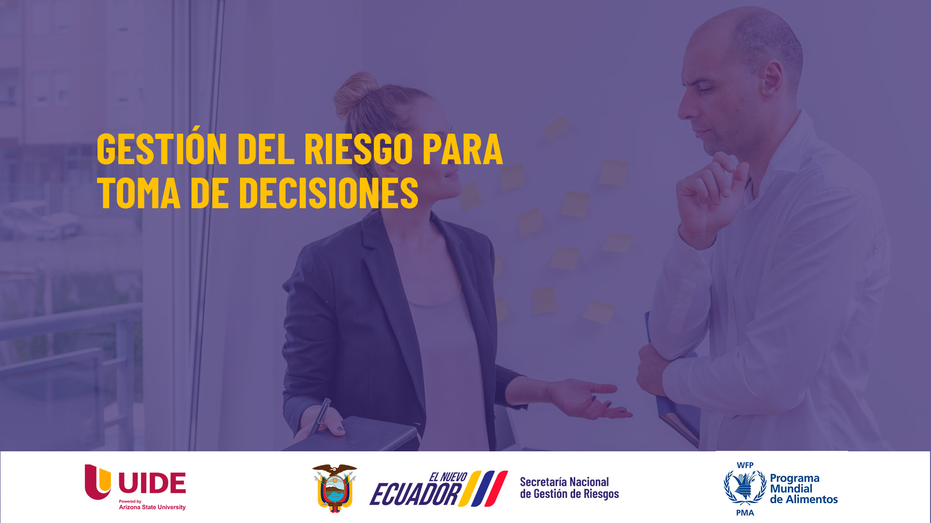 Gestión del riesgo para toma de decisiones. UIDE003