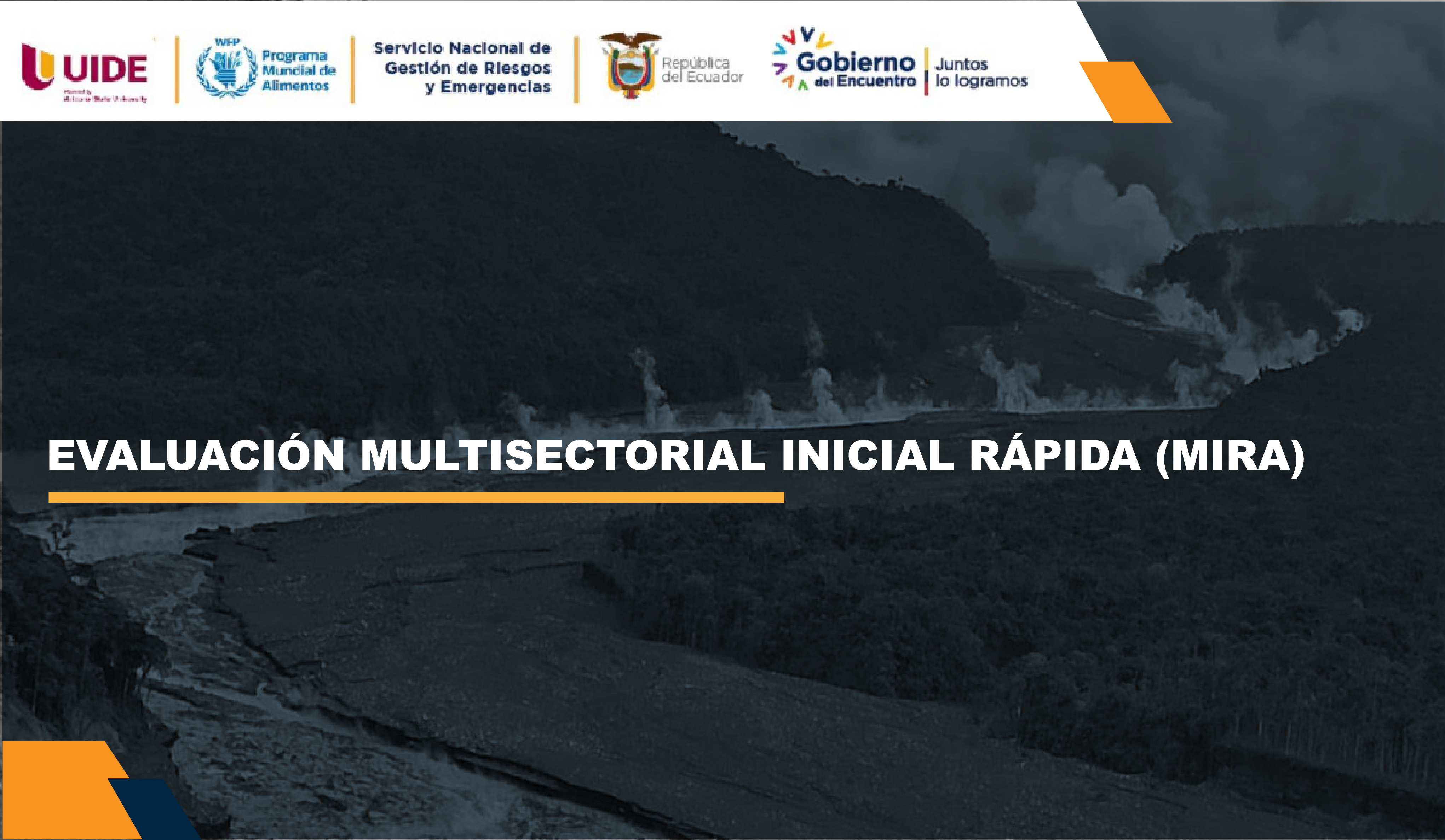 MIRA: Evaluación Multisectorial Inicial Rápida. CFI8